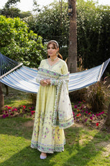ANEEAS 3PC LAWN EMBROIDERED SHIRT WITH NET EMBROIDERED DUPATTA AND TROUSER 728