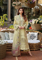 PREMIUM EMBROIDERED LUXURY LAWN | UNSTITCHED 3-PIECE SUIT V 711