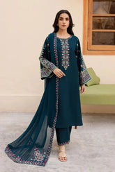 Dhanak Embroidered 3 Piece | LM 585