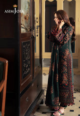 -3PC DHANAK EMBROIDERED UNSTICHED SUIT V259