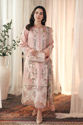 3PC Lawn EMBROIDERED SHIRT WITH PRINTED DUPATTA AND TROUSER V501