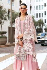 3 Piece Unstitched Embroidered Lawn Suit V720