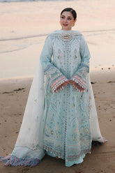 Lawn-3PC Embroidered Shirt With Khadi Net Embroidered Dupatta- V 722