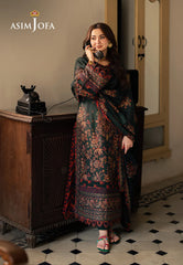 -3PC DHANAK EMBROIDERED UNSTICHED SUIT V259