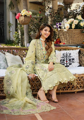 PREMIUM EMBROIDERED LUXURY  LAWN | UNSTITCHED 3-PIECE SUIT V 711