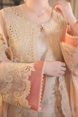 Aneelas unstichted Lawn Embroidered 3pc  Embroidered Duppata V723