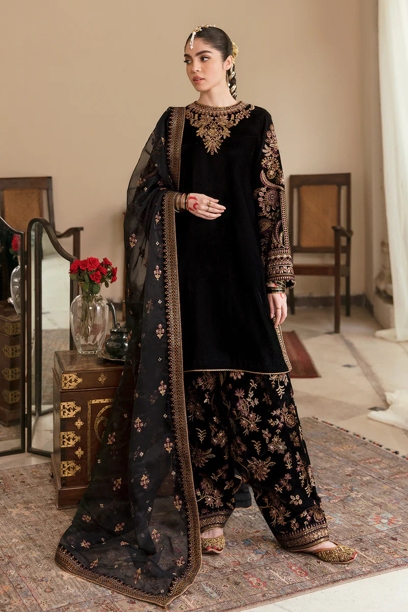 EMBROIDERED WITH VELVET EMBROIDERED DUPATTA BR 804