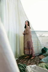 -3PC DHANAK EMBROIDERED UNSTICHED SUIT V258