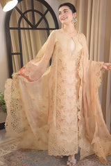 Aneelas unstichted Lawn Embroidered 3pc  Embroidered Duppata V723