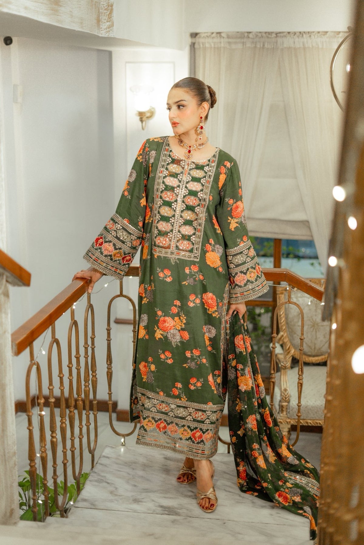 Luxury Silk 3 Piece Unstitched V262