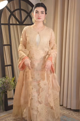 Aneelas unstichted Lawn Embroidered 3pc  Embroidered Duppata V723