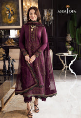 LAWN 3PC Embroidered With Chiffon Embroidered Dupatta 668